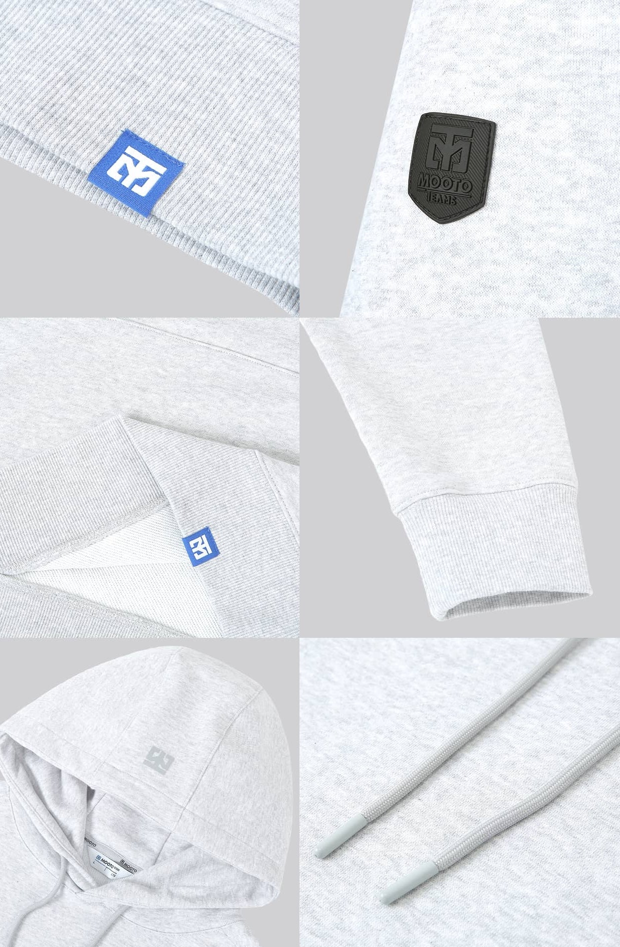 Daypick hoodie (melange grey)