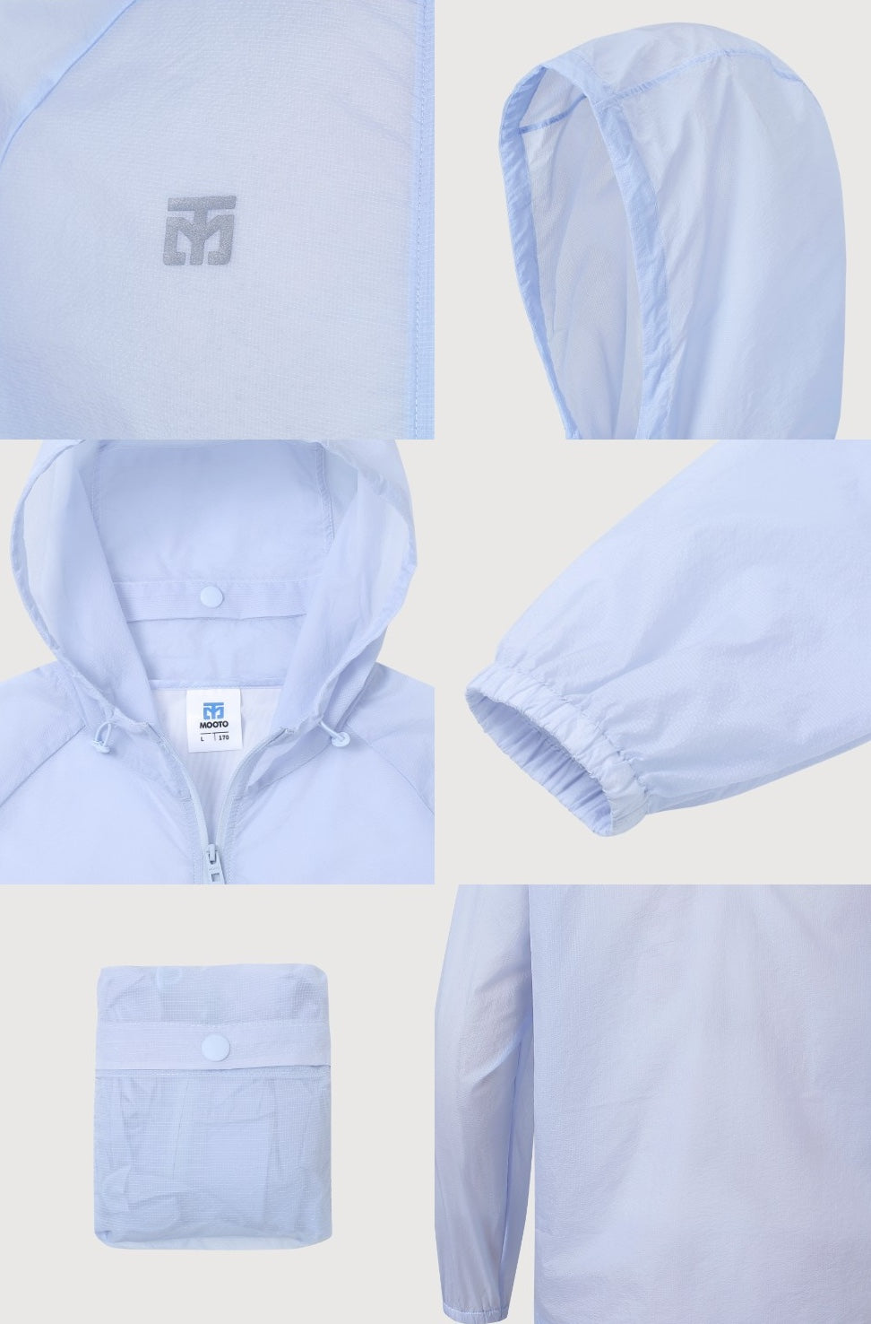 Kompaktjakke (sky blue)