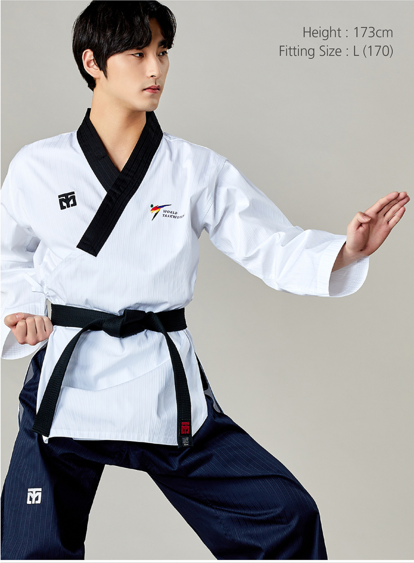 TAEBEK Poomsae Uniform (Dan, Male)