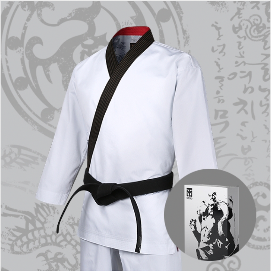 GEUM GANG Grand Master Uniform (White/Black)
