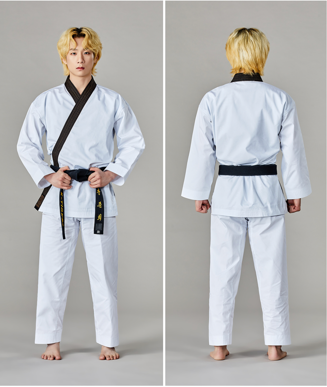 GEUM GANG Grand Master Uniform (White/Black)