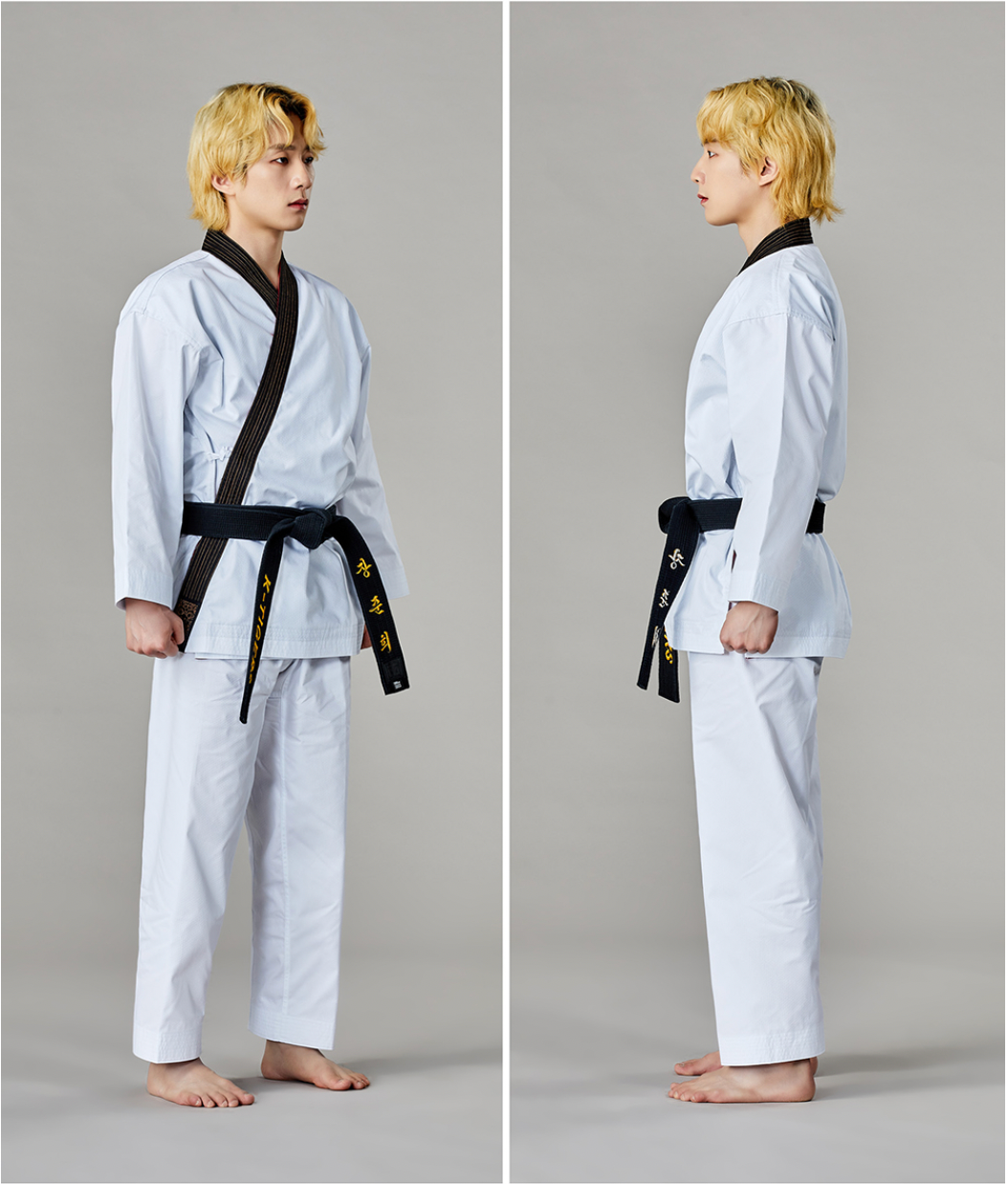 GEUM GANG Grand Master Uniform (White/Black)