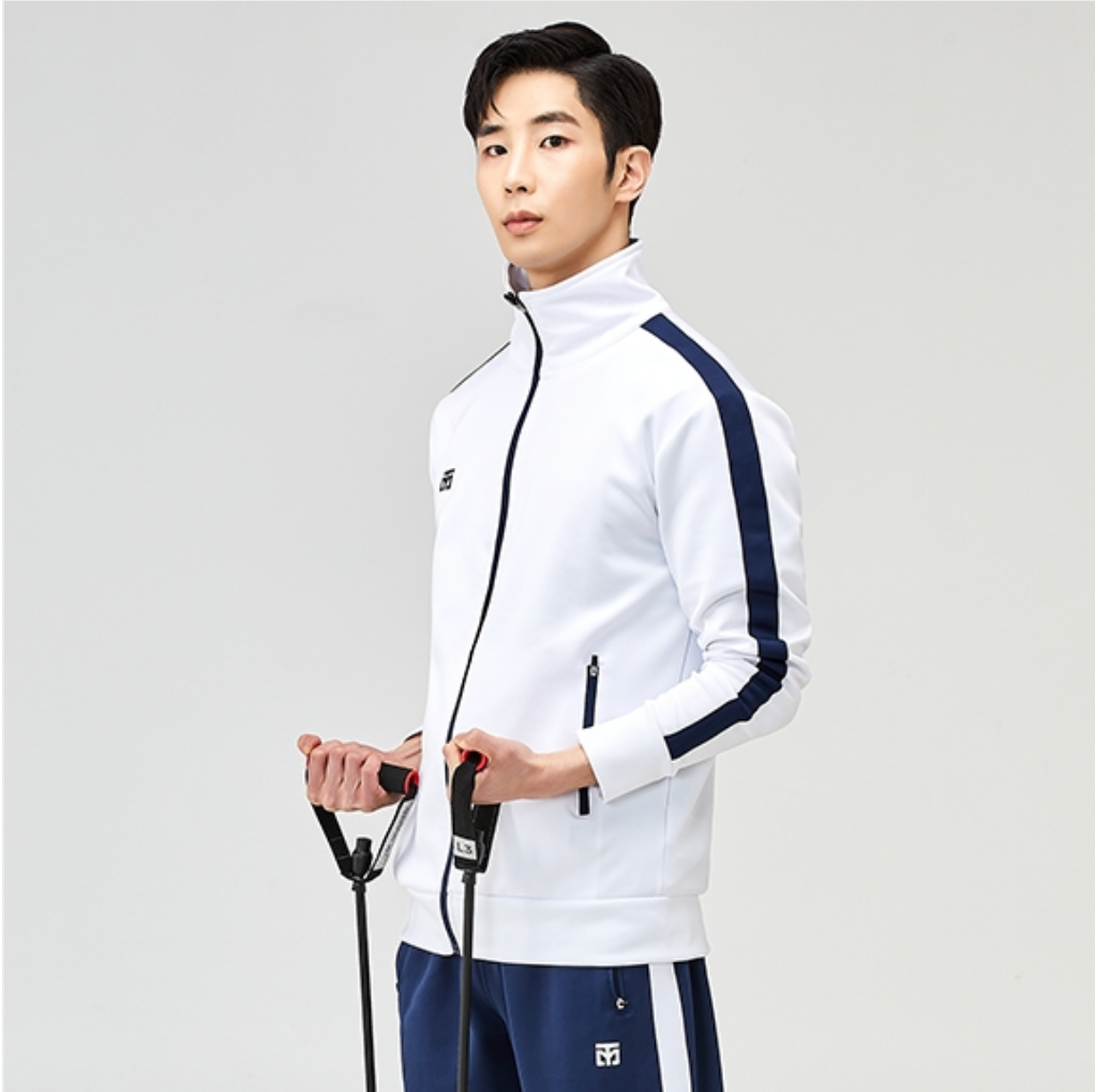 EVAN treningsdress (white/navy)