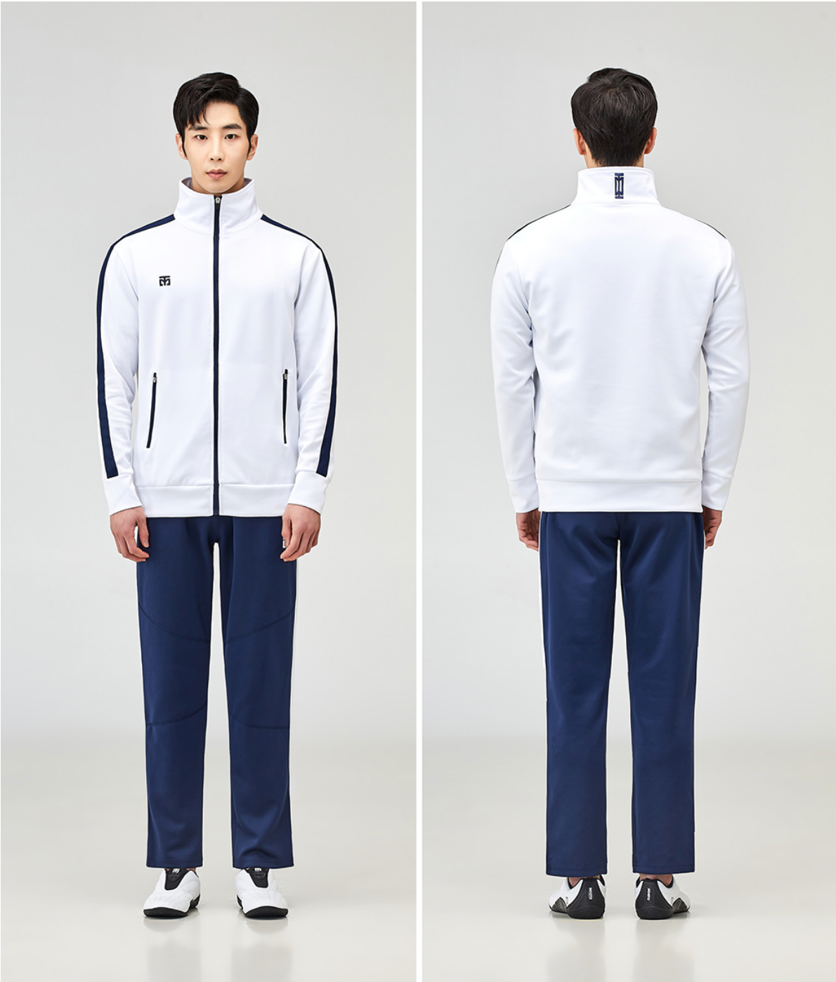 EVAN treningsdress (white/navy)