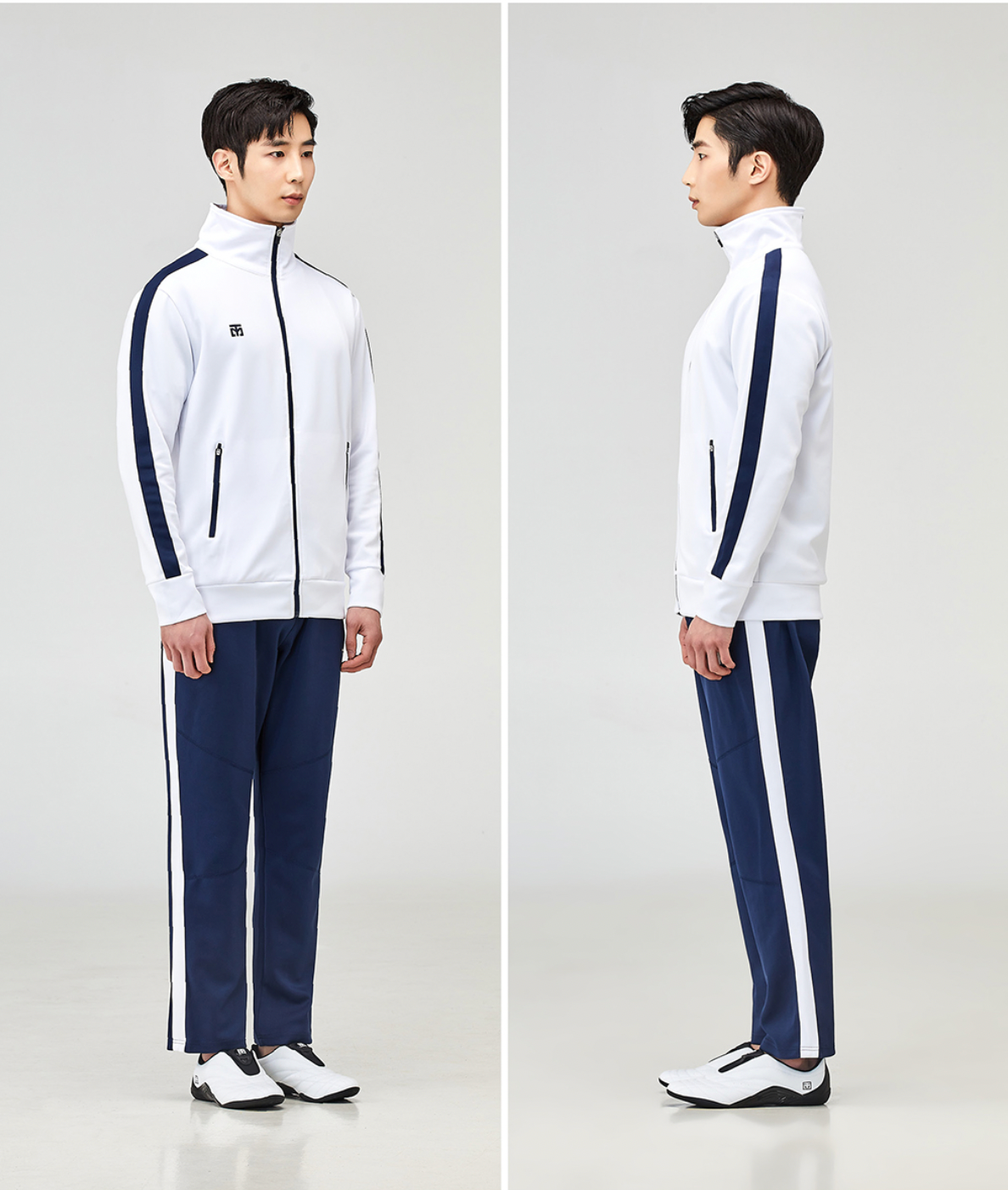 EVAN treningsdress (white/navy)