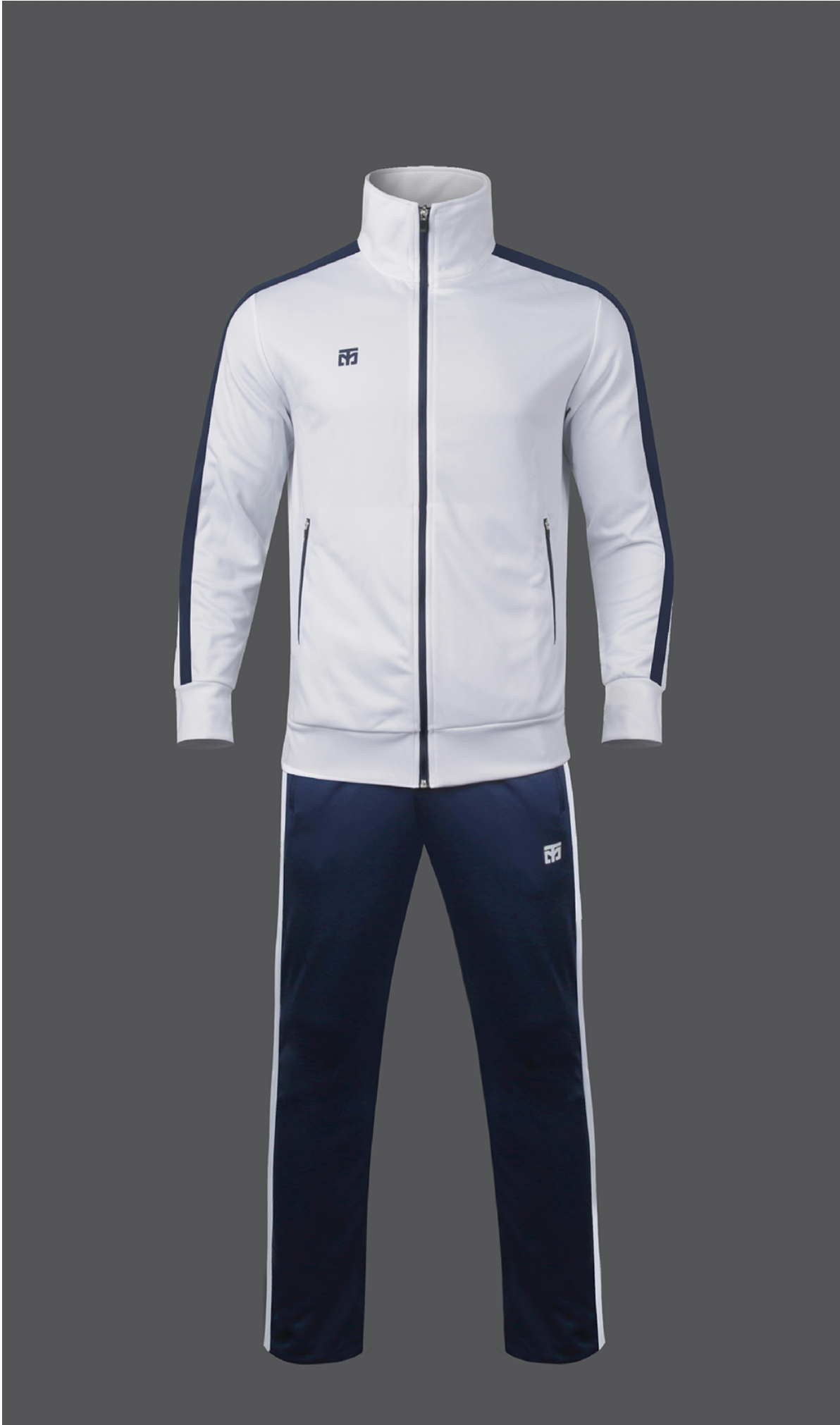EVAN treningsdress (white/navy)