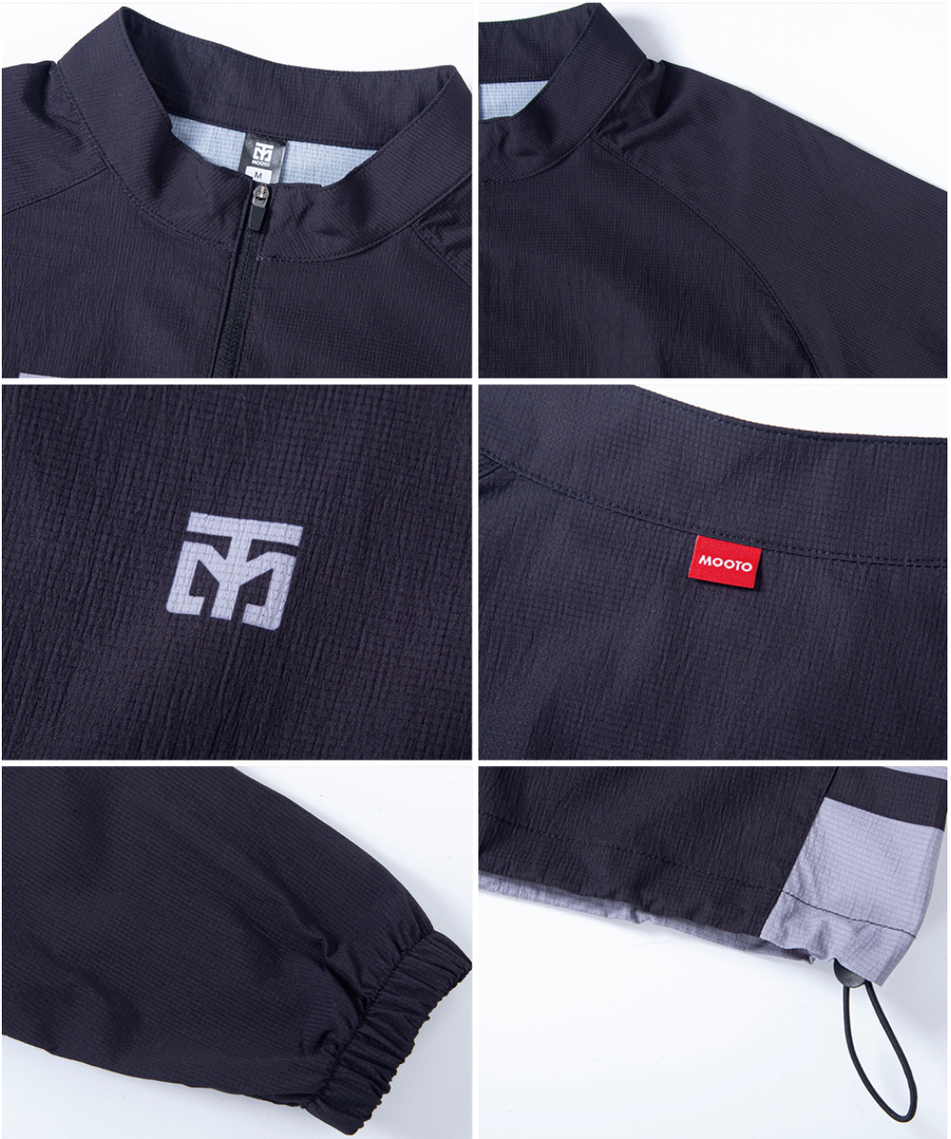 Thunder anorakk (black)