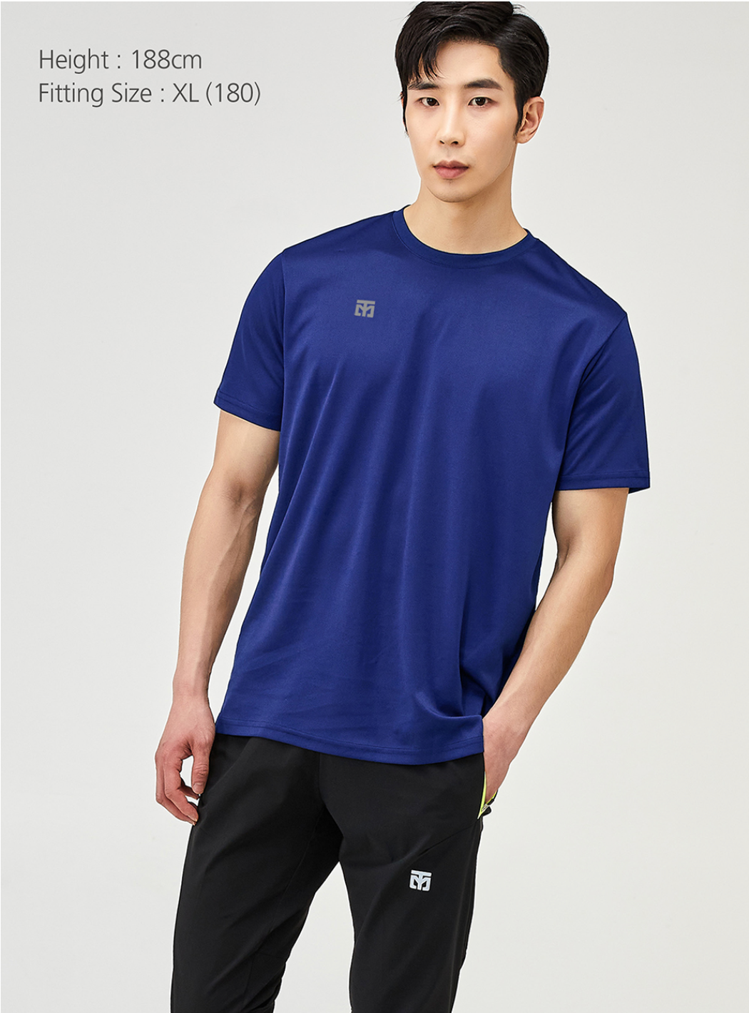 Cool Round T-skjorte (cobalt blue)