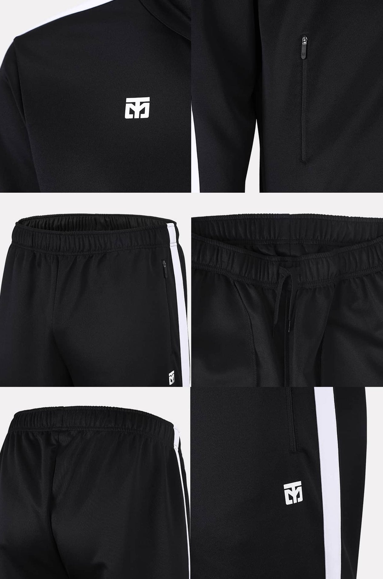 EVAN treningsdress (black/white)