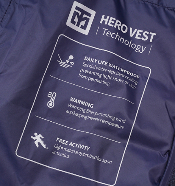 HERO Padding Vest (White)