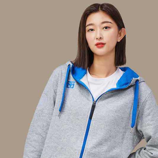 Hood zip-up (gray)
